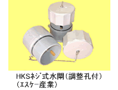 HKSﾈｼﾞ式水閘（調整孔付）